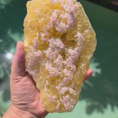 Yellow Botryoidal Fluorite & Purple Octahedral Fluorite | 1.7kgs