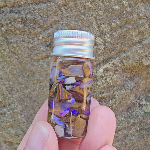 Boulder Rough Opal | Yowah Outback Origin Vial