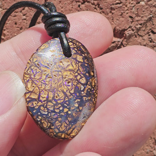 Yowah Nut Opal Pendant | Dream Flow Opal