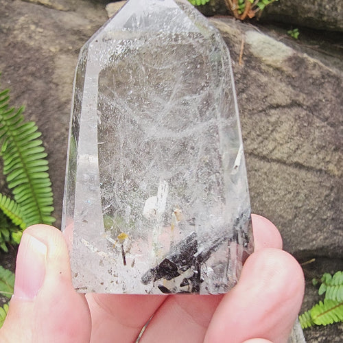 Inclusion, Rutilated Quartz | Wispy Shadow