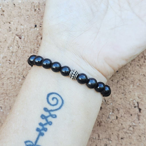 Ancient Alchemy Shungite bracelet for energy protection and transformation.