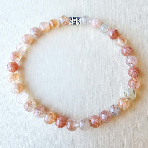 Handmade Sunstone crystal bracelet for motivation and empowerment.