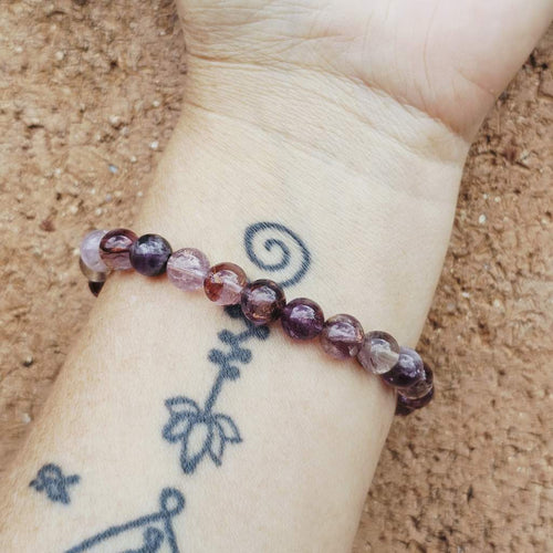 Melody Stone bracelet Super 7 for personal transformation and psychic ability.