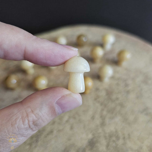 Yellow Aventurine Mini Mushrooms