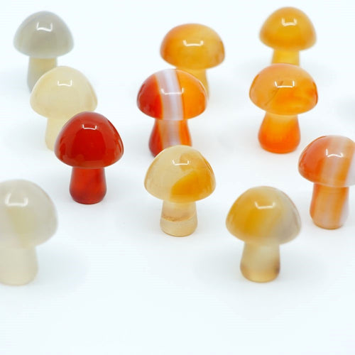 Agate Mini Mushrooms