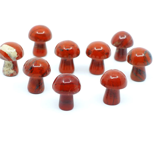 Red Jasper Mini Mushrooms