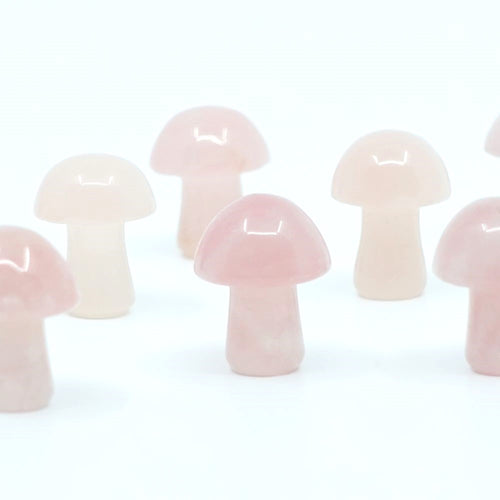 Rose Quartz Mini Mushrooms