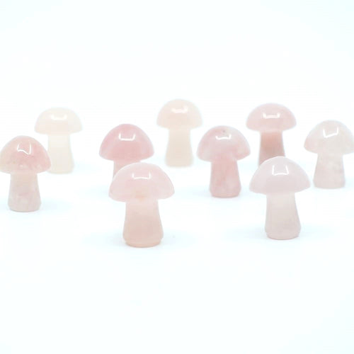 Rose Quartz Mini Mushrooms