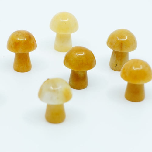 Yellow Aventurine Mini Mushrooms